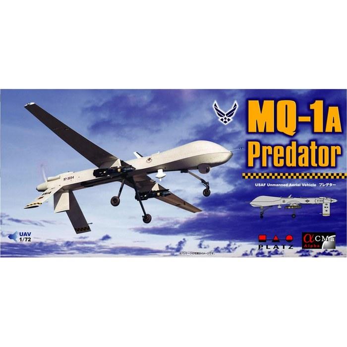 Platz 1/72 Unmanned Attack Aircraft MQ-1A Plastic Model Kit (Molded Color)