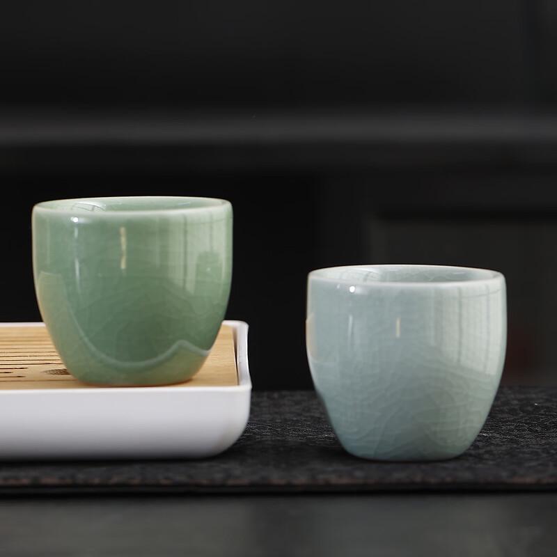 Shangqi Ge Kiln Ice-Crack Glaze Ceramic Teacups