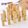 100Pcs Bamboo Clips Clothespins Easy To Use Heavy Duty Rust Resistant Laundry Clip Hangers Multipurpose Clips