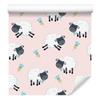 Sheep with Flowers Wallpaper for Living Room and Bedroom 50x1000