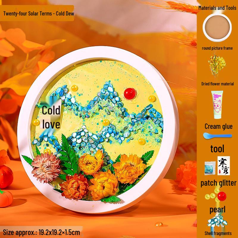 Children's DIY Creative Plate Painting Kit - Shell Design Ornaments
