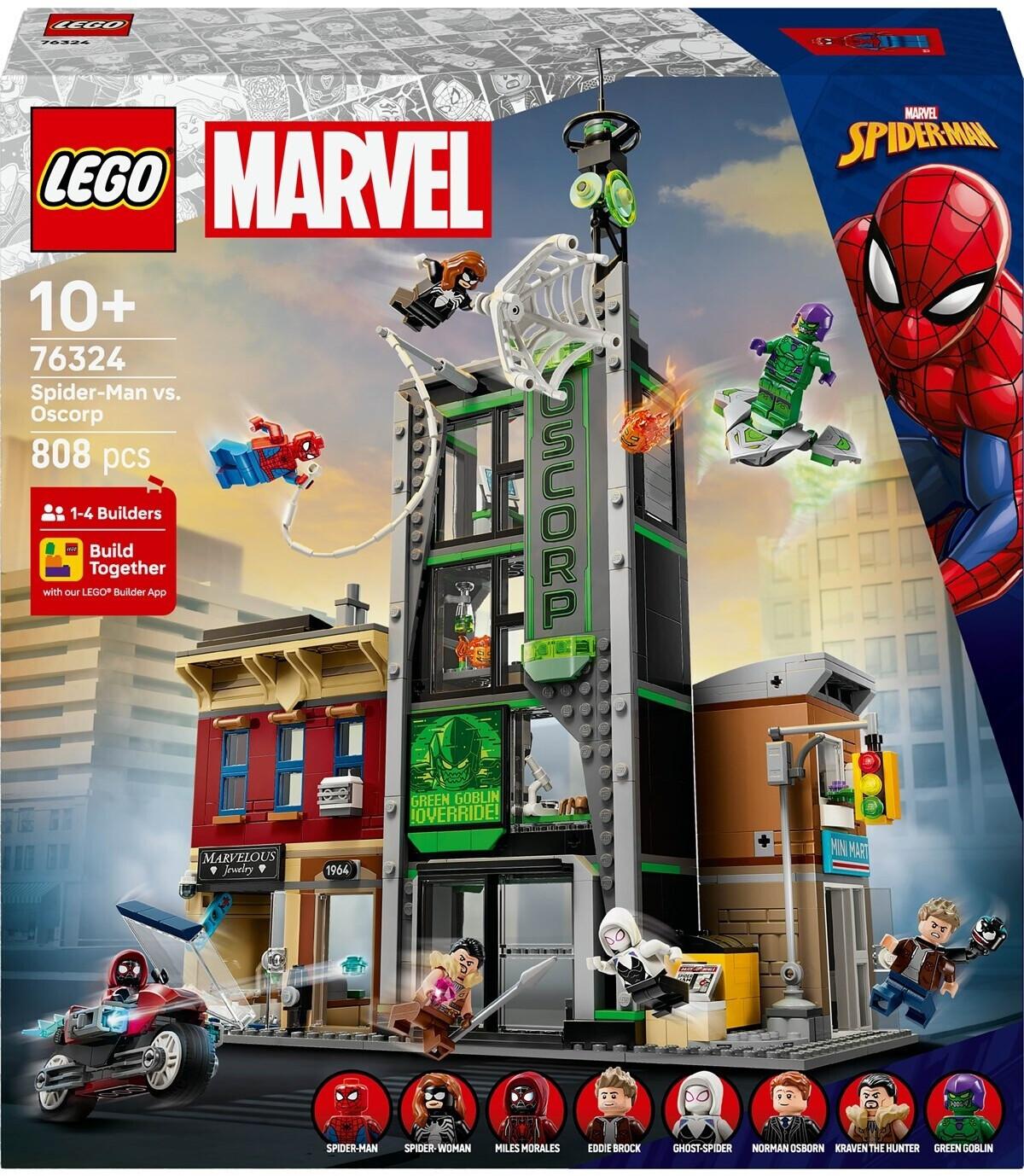 

LEGO конструктор Marvel – Человек – паук против Оскорпа (76324)