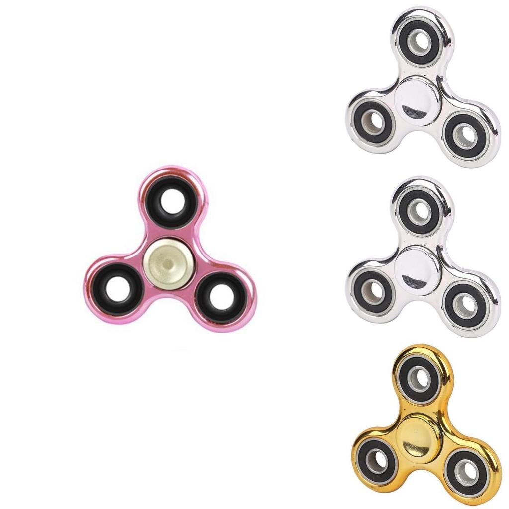Metal Clover Finger Spinner Toy With Durable Alloy For Stress Relief And Focus Enhancement