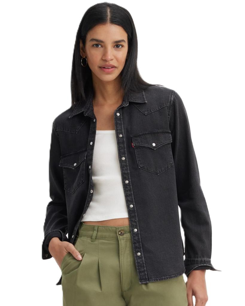 Levi's ULTIMATIVES Western-Denim-Hemd Langarm Damen 86832-0031 US L