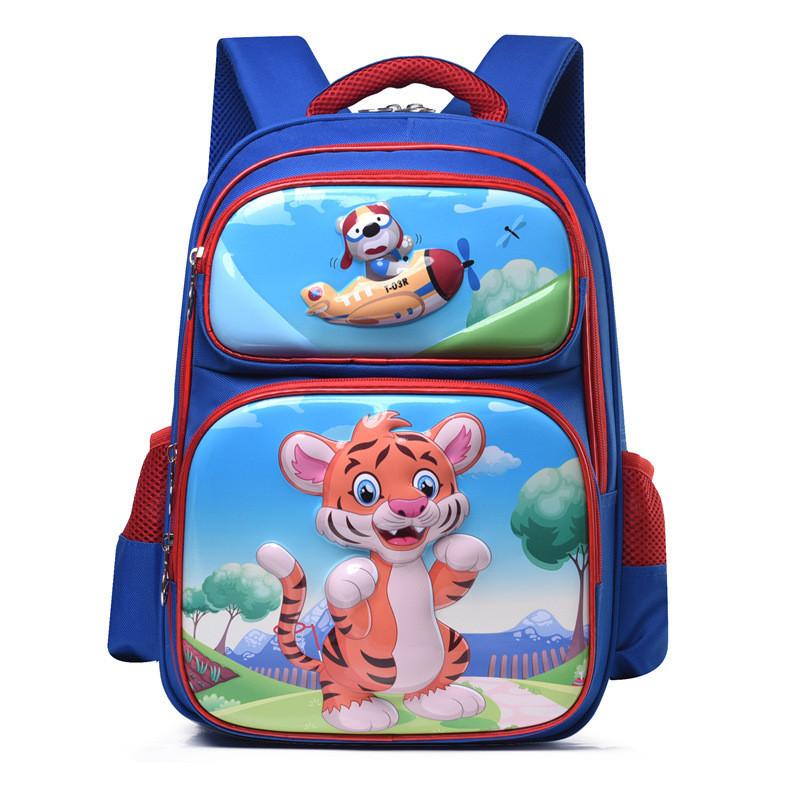 New Children's Elementary School Backpack For 1-4 Grade Cartoon Double Shoulder Bag Boys Girls Large Capacity Lightweight Breathable Backpack