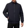 Men's Relaxed-Fit Casual Workwear Baseball Jacket Long-Sleeve Outerwear