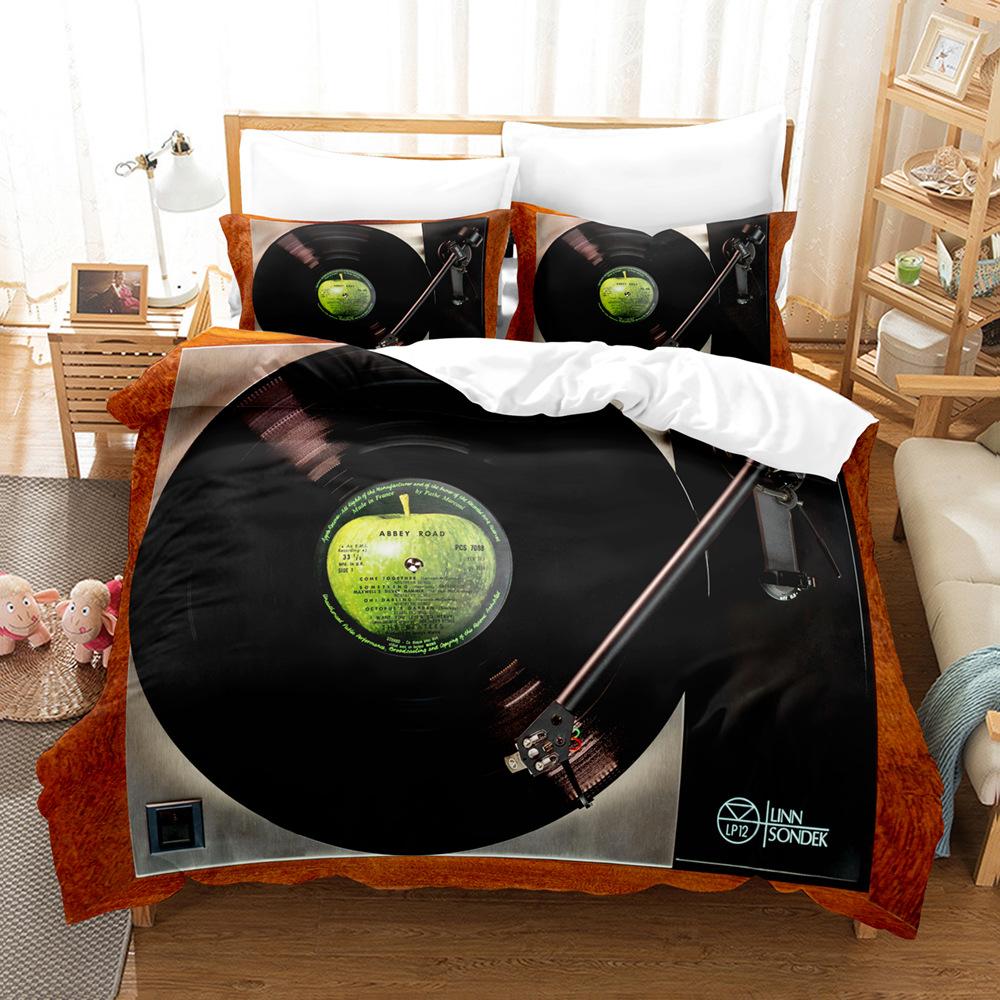 Modedrucktechnologie, 3D-Digitaldruck, Bettwäsche, Bettbezüge, Kissenbezüge, dreiteilige Sets