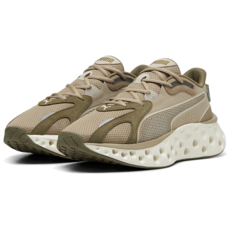 Puma Softride Confortabil Versatil Anti-alunecare Rezistent la uzură Pantofi de alergare casual cu talpă joasă Unisex Adidași Maro Verde Gri 310500-02
