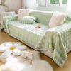 Sofa Towel Winter Thickened Rabbit Plush Sofa Cover Sofa Cover Cloth Sofa Cushion Seat Cushion All-Inclusive Plush Cushion Blanket