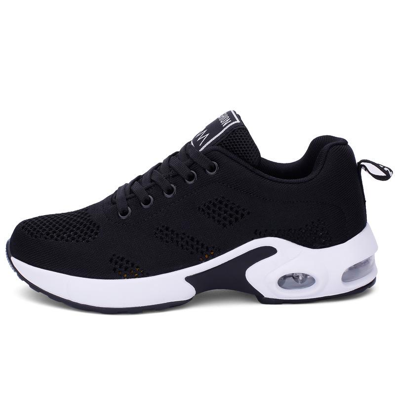 

air cushion shoes casual running shoes flying woven sports shoes outdoor student mesh women s shoes 1727 35