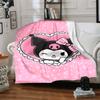 1pc Sanrio Kuromi6 Blanket, Gift, for Men and Women, Soft Blanket, Good for Sofa Bed Couch Travel, Lightweight Flannel Blanket