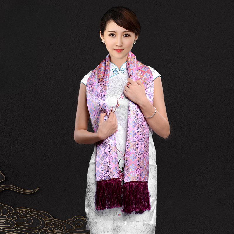 

Подарочный шарф Nanjing Yunjin, осенне-зимний теплый шарф, подарок в китайском стиле, туристический сувенир, подарок маме