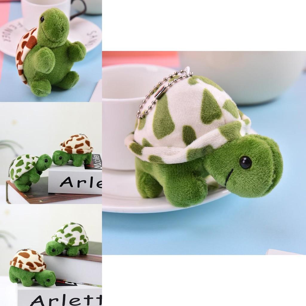Chaveiro Adorável de Tartaruga de Pelúcia Animal de Pelúcia Macio Enfeite de Bolsa Presente Fofo