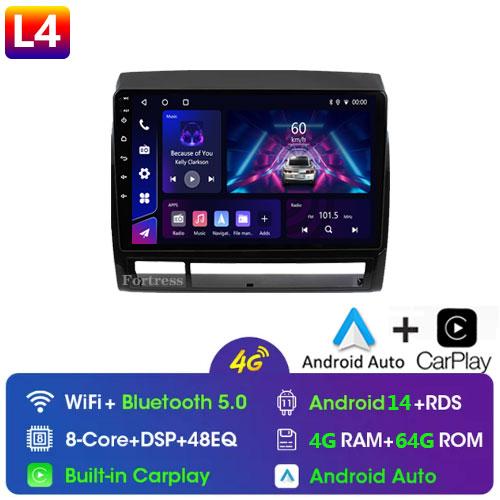 2Din 9" Android 13 Car Radio Player For Toyota Tacoma 2 HILUX 2005-2013 Carplay GPS Navi Head Unit 2din Stereo DVD