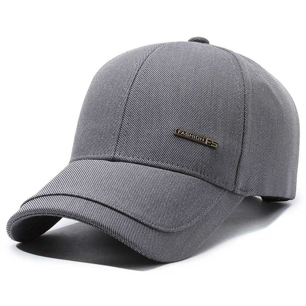 Sunscreen Solid Color Baseball Cap Adjustable Simple Sunshade Casquette Men Peaked Hat  Sports