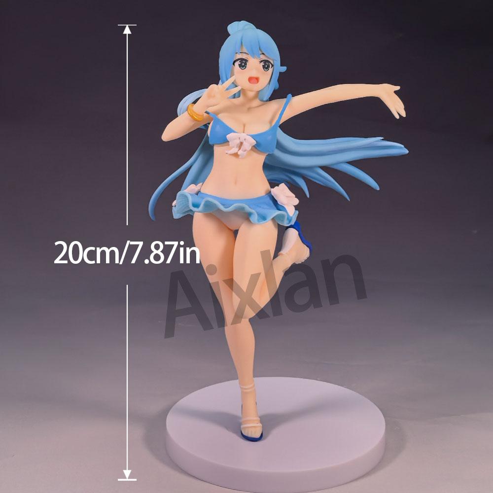 20cm God s Blessing on This Wonderful World! Figure Aqua PVC Action Figure Collectible Model Toys Kid Gift Ornaments Doll