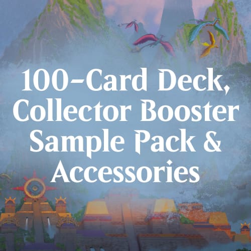 Magi: The Gathering The Lost Caverns of Ixalan Commander-dekk - Veloci-ramp-tor (100-korts kortstokk, 2-korts samlerbooster prøvepakke + tilbehør)