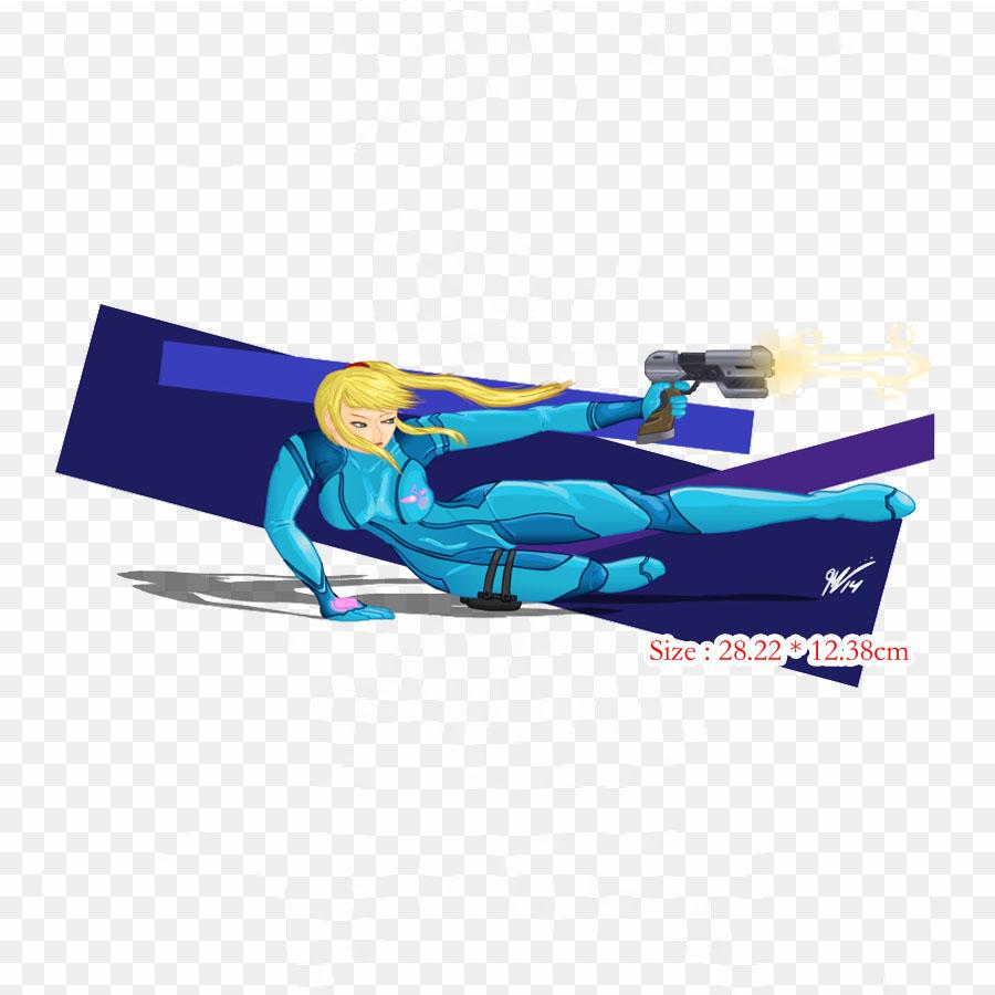 

Metroid Other M Zero Mission, термопереносная печать, виниловые нашивки, наклейки для одежды, аппликации «сделай сам», моющиеся нашивки