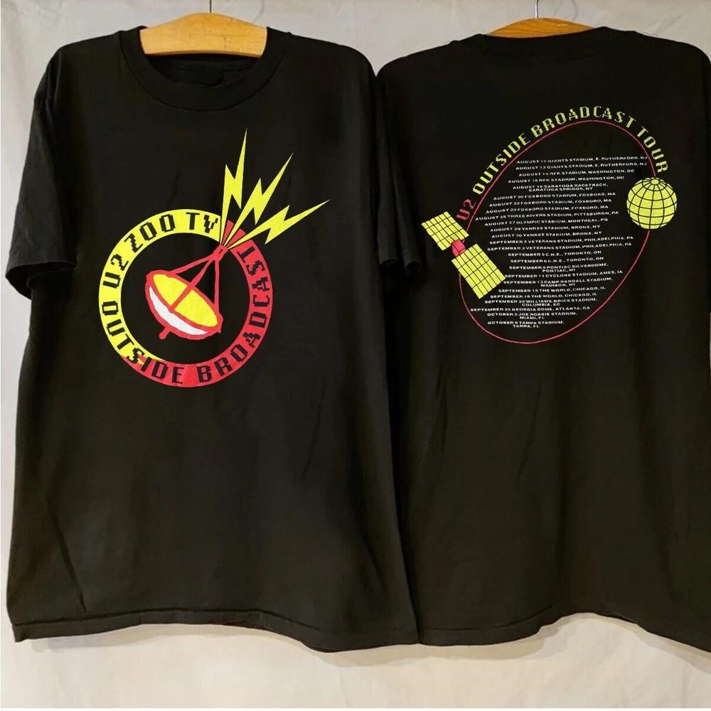 1993 U2 Zoo TV Outside Broadcast Tour T-Shirt Unisex T-Shirt XXL