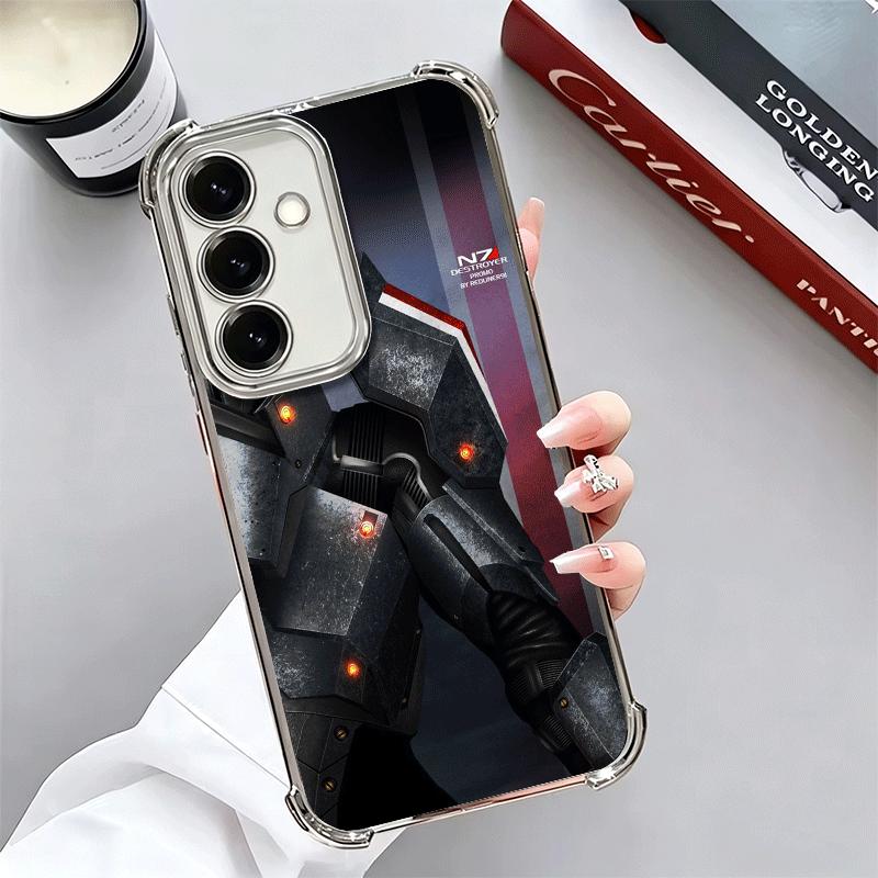 N7 Mass Effect Soft Phone Case For Samsung A17 A27 A07 A37 A57 A16 A56 A15 A55 A14 A54 A13 A53 A26 A36 A25 A35 A24 A34 A23 A33