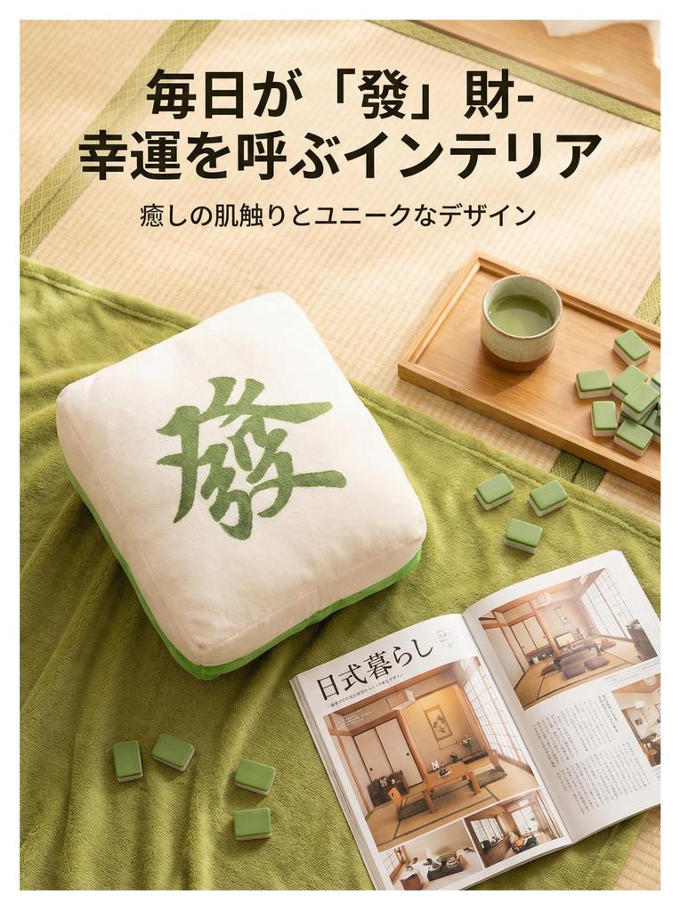 Body Pillow, Mahjong Backrest, Armrest, Fluffy, Fun Cushion, Mahjong Dice, Floor Cushion, Sleeping Cushion, Doll, Car, Office, Bedding, Wallet, Room