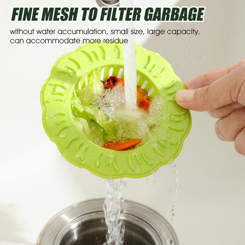 Creative Plastic Kitchen Sink Filter Strainer Sewer Net Stopper Floor Drains Hair Catcher Waste Collector for Home Accessories