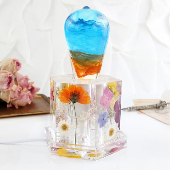 1 Set Lamp Mold Eco-friendly DIY Silicone Craft Making Resin Epoxy Mold for Home