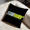 Hot SSubwaying Cushion Cover Soft Decorative Pillow Case Suitable for Bedroom Sofa Car Travel Use