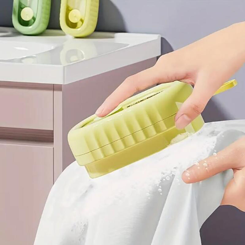 1 Pc Home Roller Laundry Detergent Brush Intimate Clothing Underwear Cleaning Brush Press And Add Liquid Multifunctional Laundry Brush