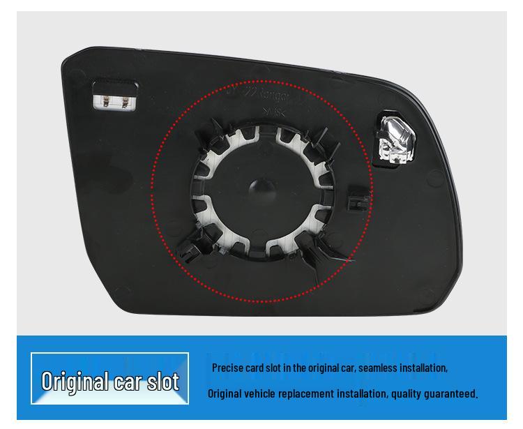 Ford Ranger 22-25 Rearview Mirror Lens: Heated, Reflective