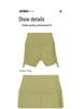 Women's Seamless Hip-Lifting Yoga Shorts with Drawstring - Nude Feel Three-Point Running & Fitness Hot Pants