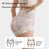 Tingmei High-Waist Tummy Control Butt-Lift Lace Briefs