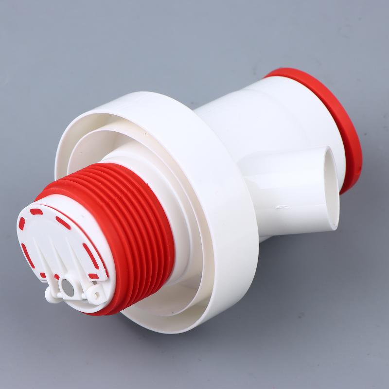 Washing Machine Drain A Three-Way Drain Distributor, A Dryer, A Drainage Pipe, A Three-Way Anti-Backflow Check Valve Connection