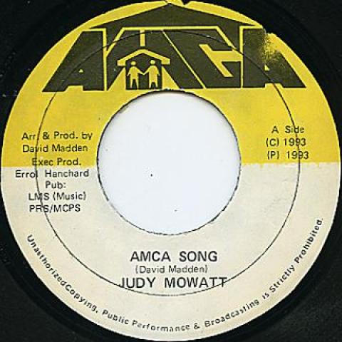 

7inch Record JUDY MOWATT - Amca Song Amca 1993 Jamaica Reggae, Ska & Dub
