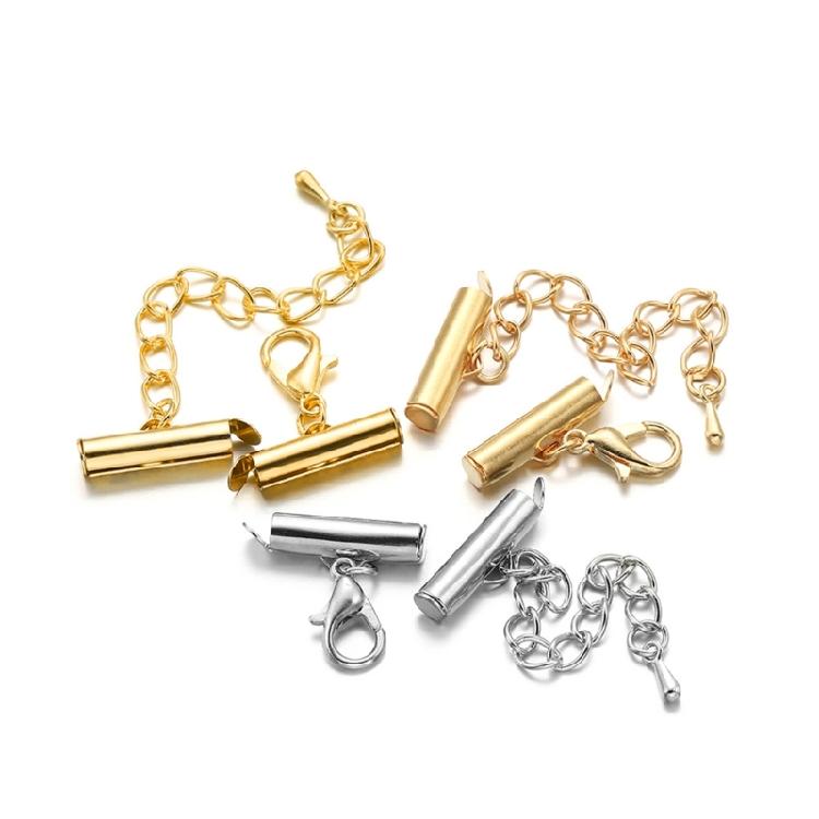 Crimp End Caps Jewelry Findings Slider Clasp Findings Perfect for Jewelry Making