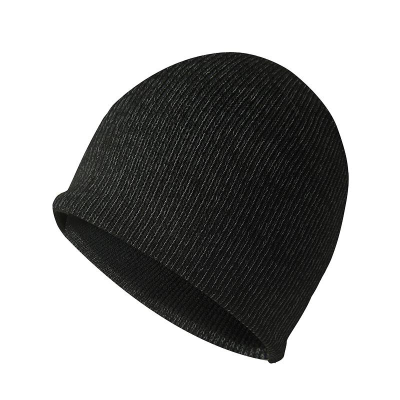 Night High-brightness Reflective Knitted Hat Men's and Women's Sports Hat Cycling Skiing Cold-proof Cold Hat Warm Wool Hat