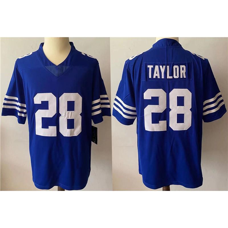 Camiseta de Fútbol NFL Indianapolis Colts para Hombre Ropa Deportiva para Aficionados Azul Blanco Tallas S-XXXL