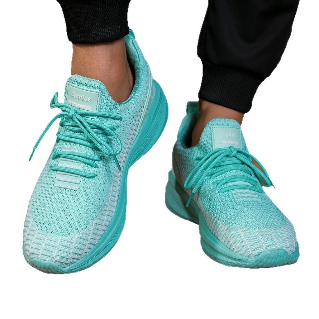 Summer shoes men's shoes colored mesh men's shoes breathable sports and leisure running shoes