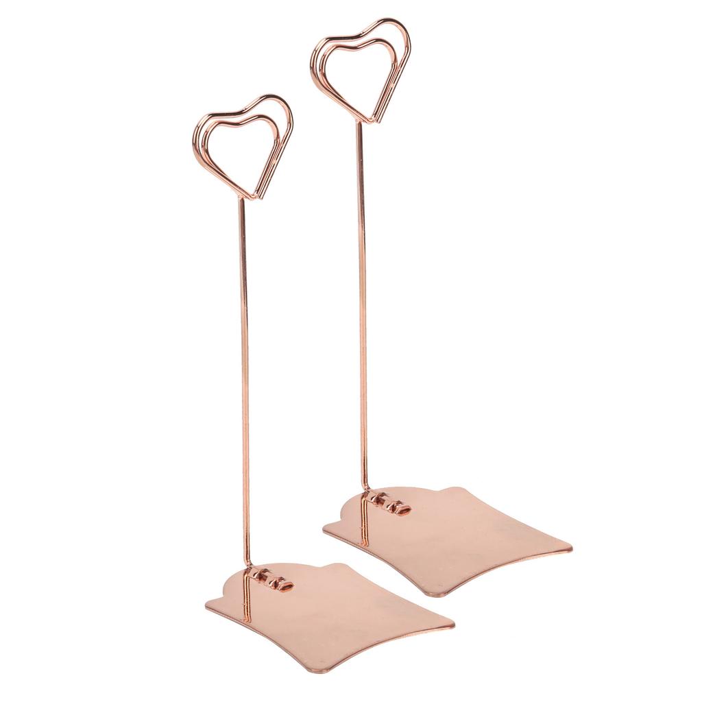 2Pcs Table Number Holder Multipurpose   Name Card Clips for Wedding Party