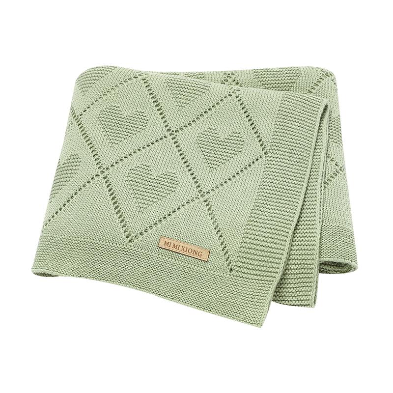 Baby Blankets Super Soft Newborn Cotton Knit Month Stroller Nursery Swaddle Wrap Quilts 90*70cm Infant Boy Girl Sleeping Covers