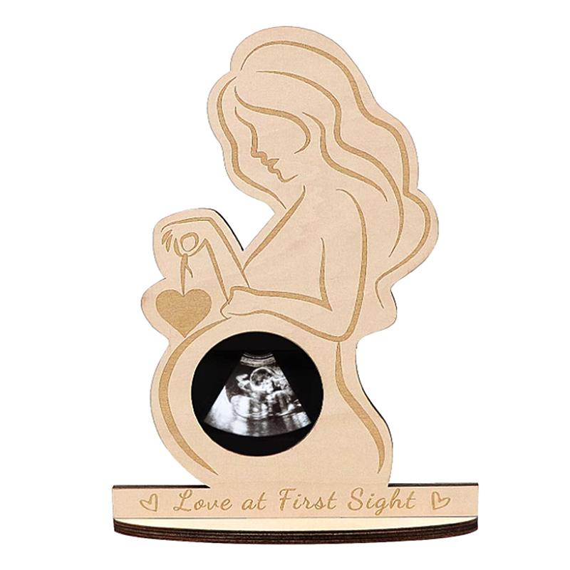 Baby Ultrasound Photo Frame Sonogram Picture Frame Pregnancy Gift Baby Announcement Keepsake For Couples  Moms Dady Photo