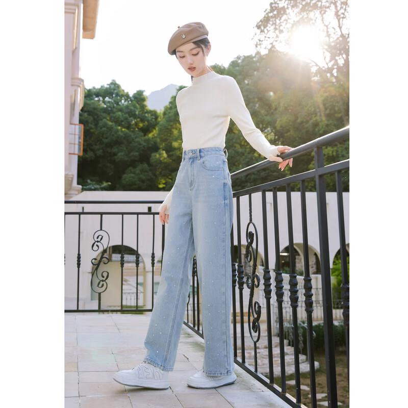 Women's Half-High Collar Slim Knit Top