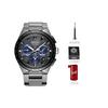 SEIKO ASTRON Solar Quartz Movement Titanium Strap Watch Men's Watches Black Dial SSH119J1