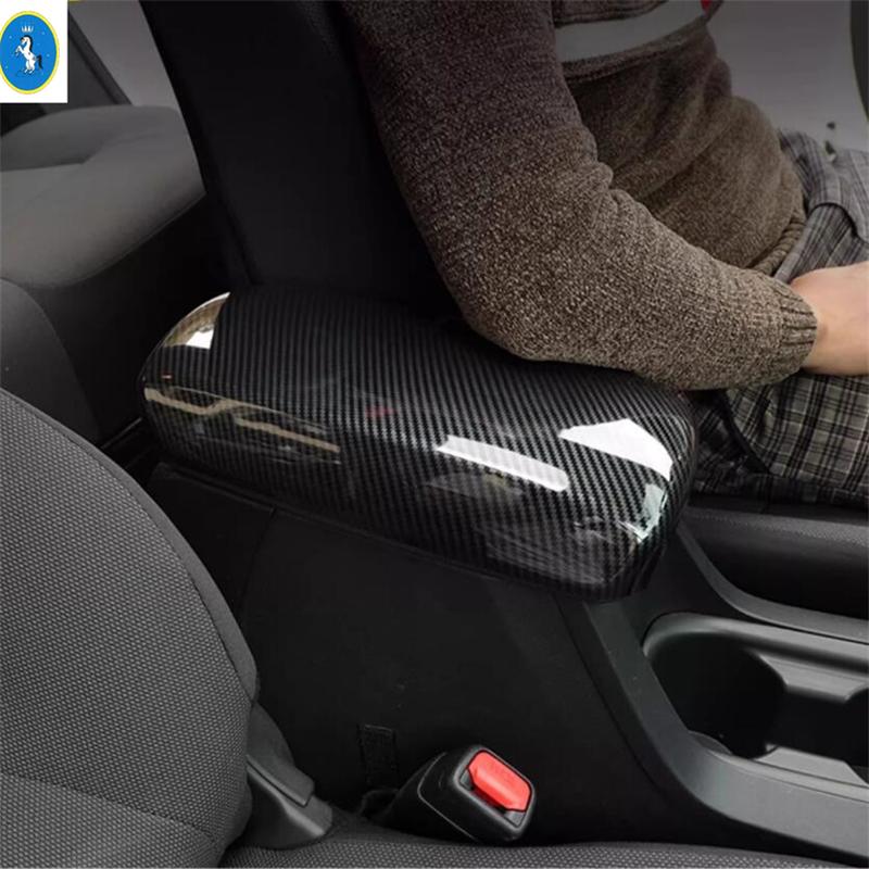 Car Carbon Fiber Central Armrest Storage Box Cover Trim For Toyota Corolla Cross XG10 - 2025 Corolla - 2025