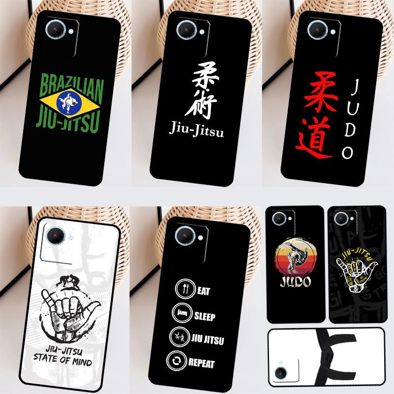 Judo BJJ Jiu Jitsu Case For Realme C25s C55 C53 C35 C33 C31 C30 C21Y C15 C11 GT Neo 5 3T 2T 9 10 11 Pro Plus