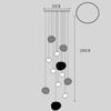 Nordic luxury staircase pendant light modern ceiling light home decoration dining room chandelier living room lighting fixtures