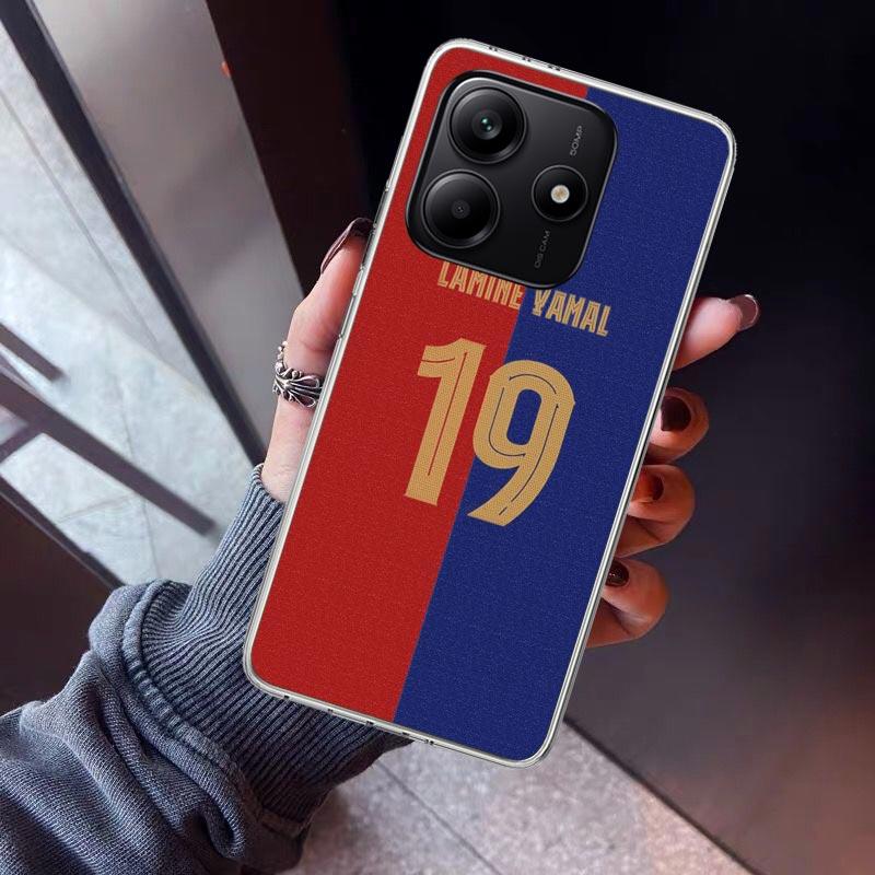 L-Lamine Y-Yamal 19 Phone Case For Xiaomi Redmi Note 15 14 14S 13 12S 12 Pro Plus 11S 11 10S 10 4G Cover 11E 11T 5G Print Fundas