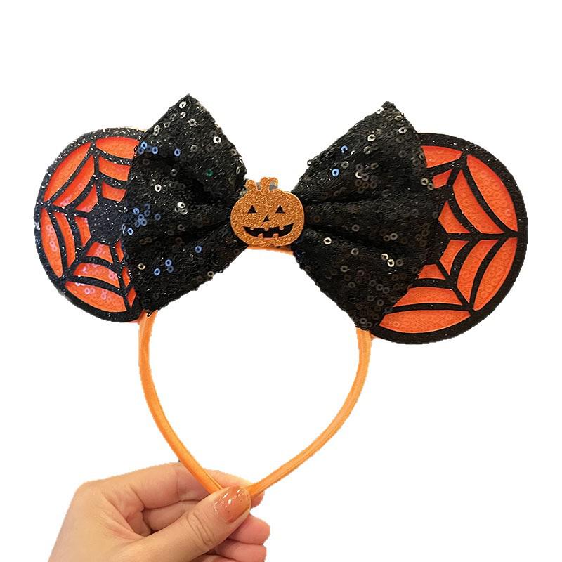 Kids' Halloween Minnie Ears Bow Headband for Festival & Fun Photos