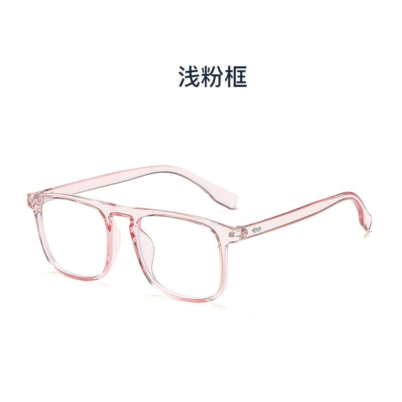 Gjennomsiktig datamaskinbrilleinnfatning Kvinner Menn Antiblått lys firkantede briller Blokkeringsbriller Optiske briller