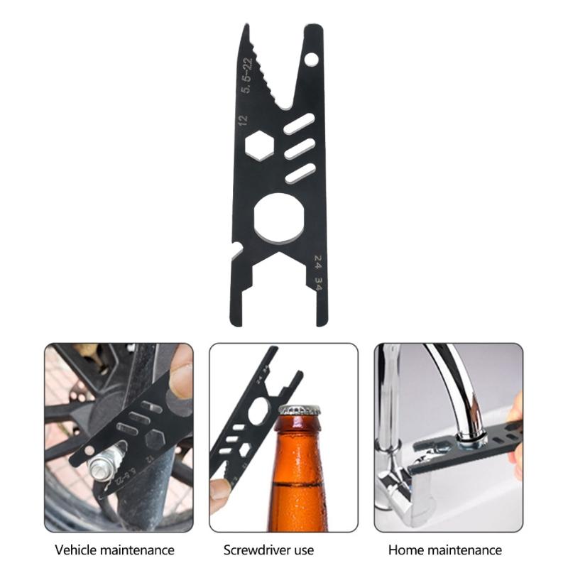 Black High Strength Steel Wrench Spanner with Ergonomic Grip for Efficient Tube and Nut Assembly